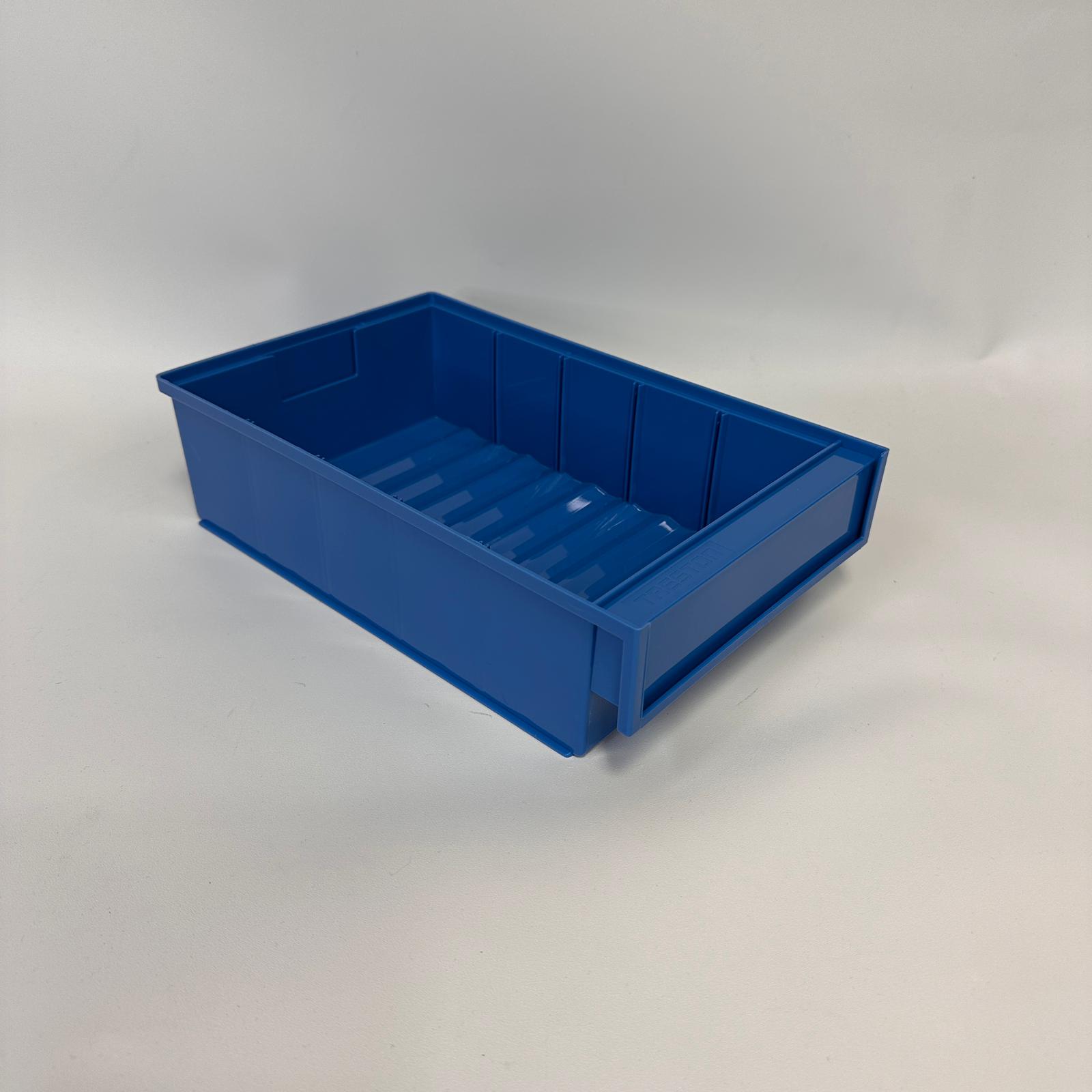 Treston magazijnbak 300 x 186 x 82 mm blauw - Afbeelding 5