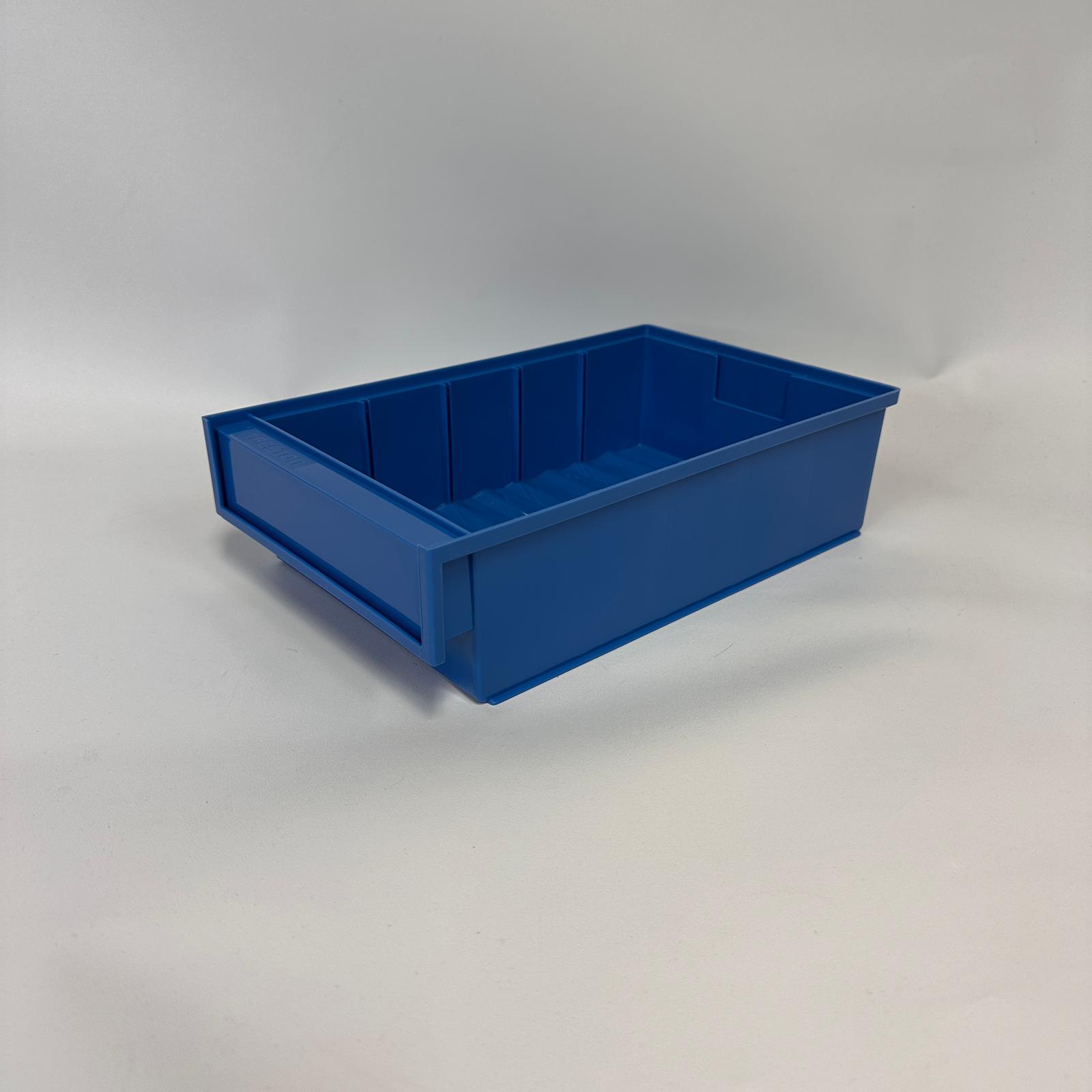 Treston magazijnbak 300 x 186 x 82 mm blauw - Afbeelding 4