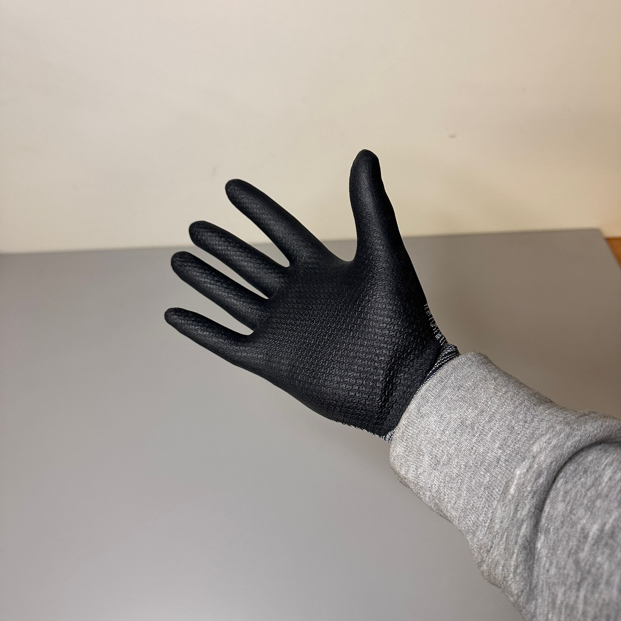 Handschoen Showa 381 Mircovezel schuimnitril - Wiltec - Maat S - Afbeelding 4