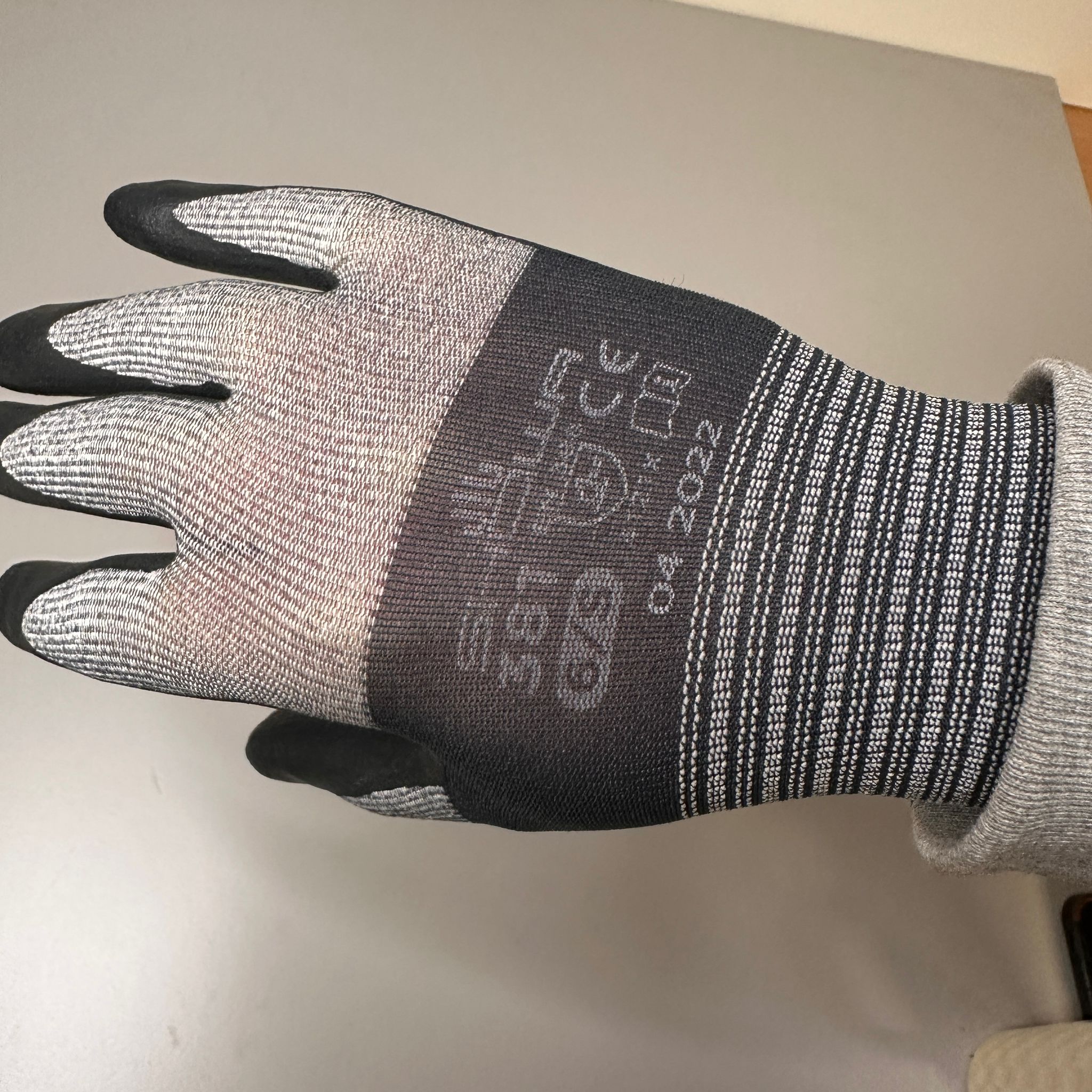 Handschoen Showa 381 Mircovezel schuimnitril - Wiltec - Maat S - Afbeelding 5