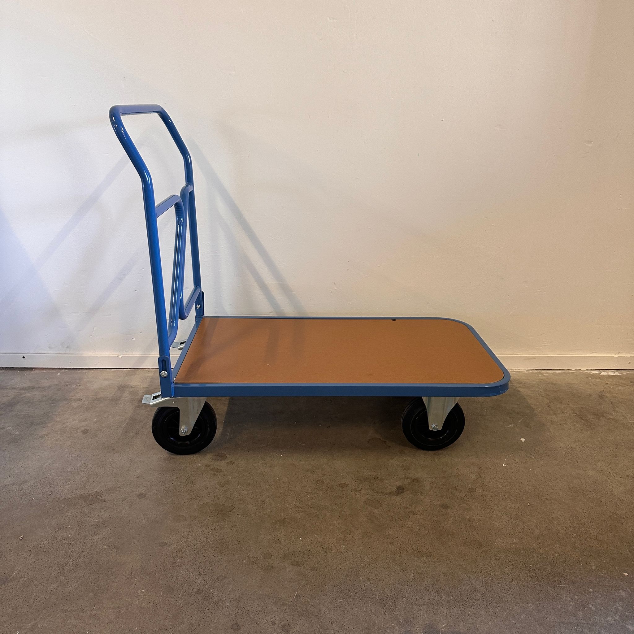 Ergonomische plateauwagen met vaste duwbeugel - Laadvermogen 250 kg - Afbeelding 4