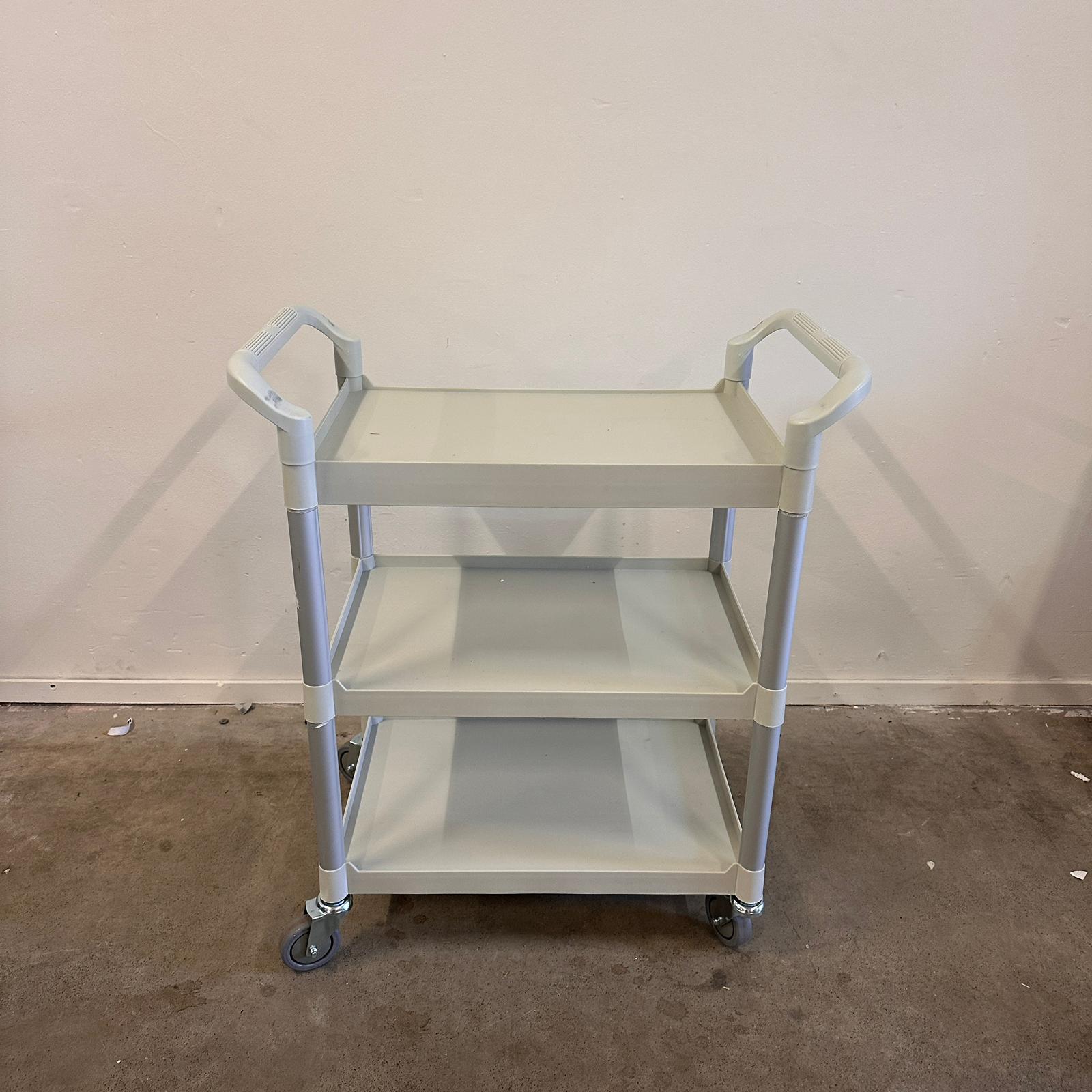 Polypropyleen wagen - 3 legborden - Draagvermogen 250 kg - Afbeelding 3