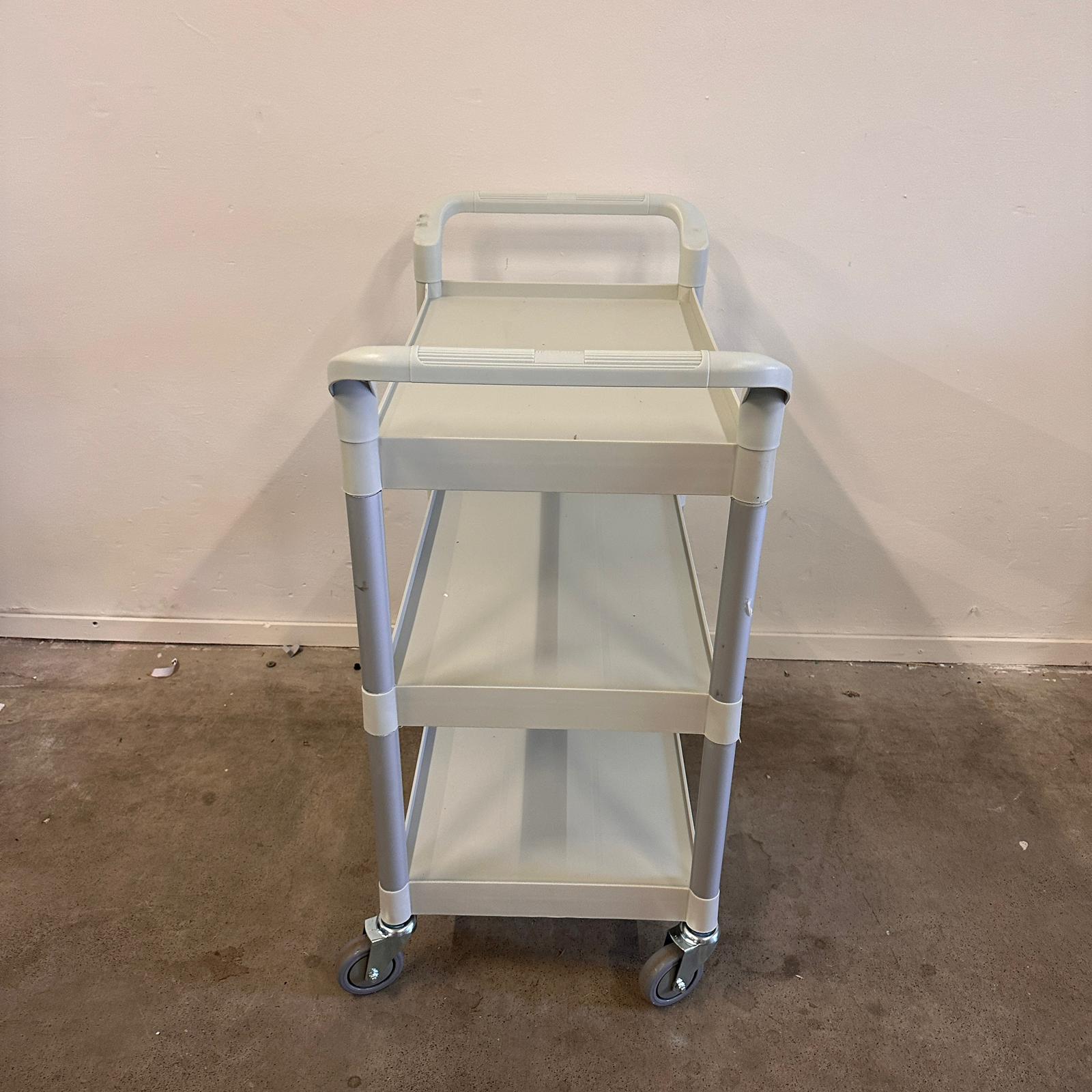 Polypropyleen wagen - 3 legborden - Draagvermogen 250 kg - Afbeelding 4