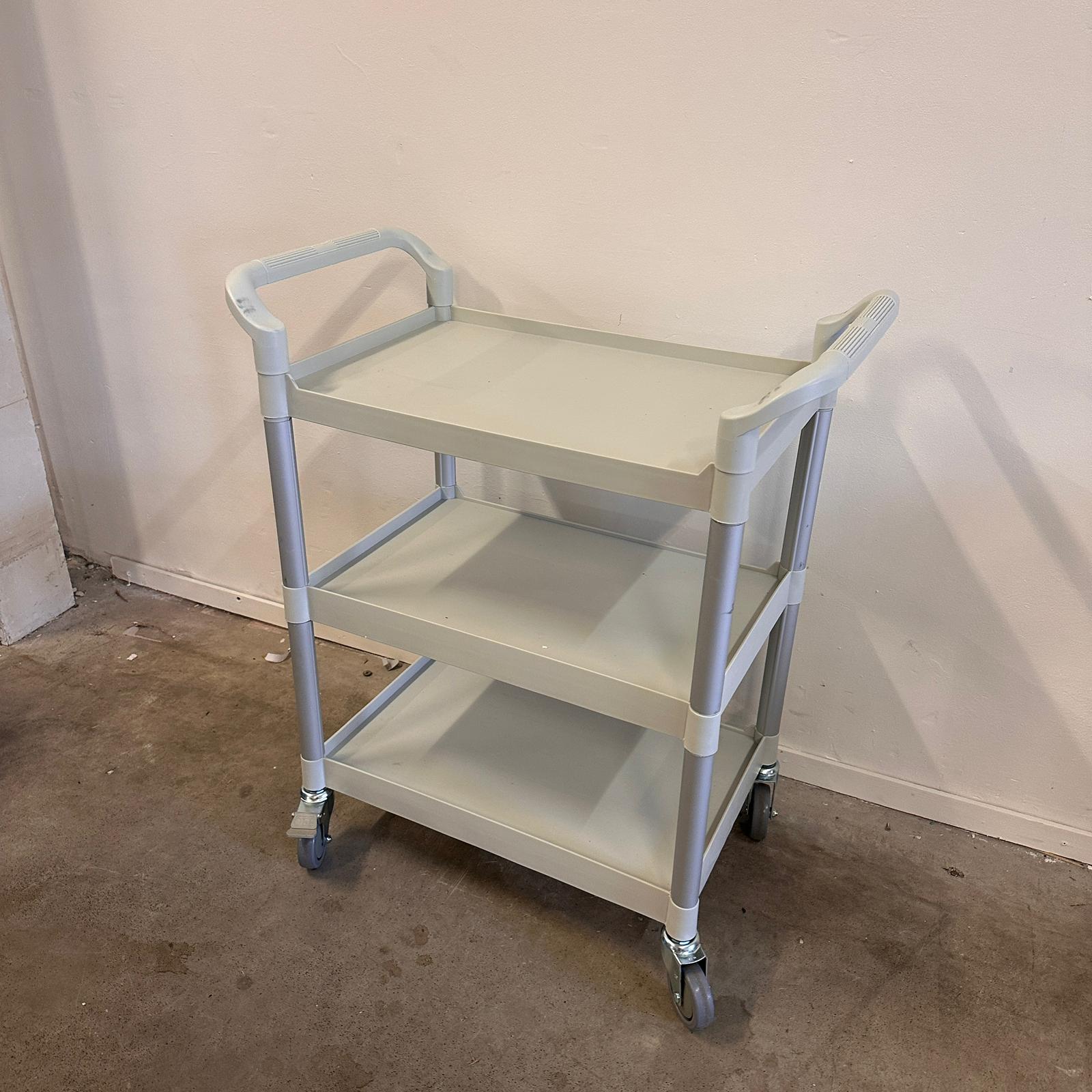 Polypropyleen wagen - 3 legborden - Draagvermogen 250 kg - Afbeelding 5