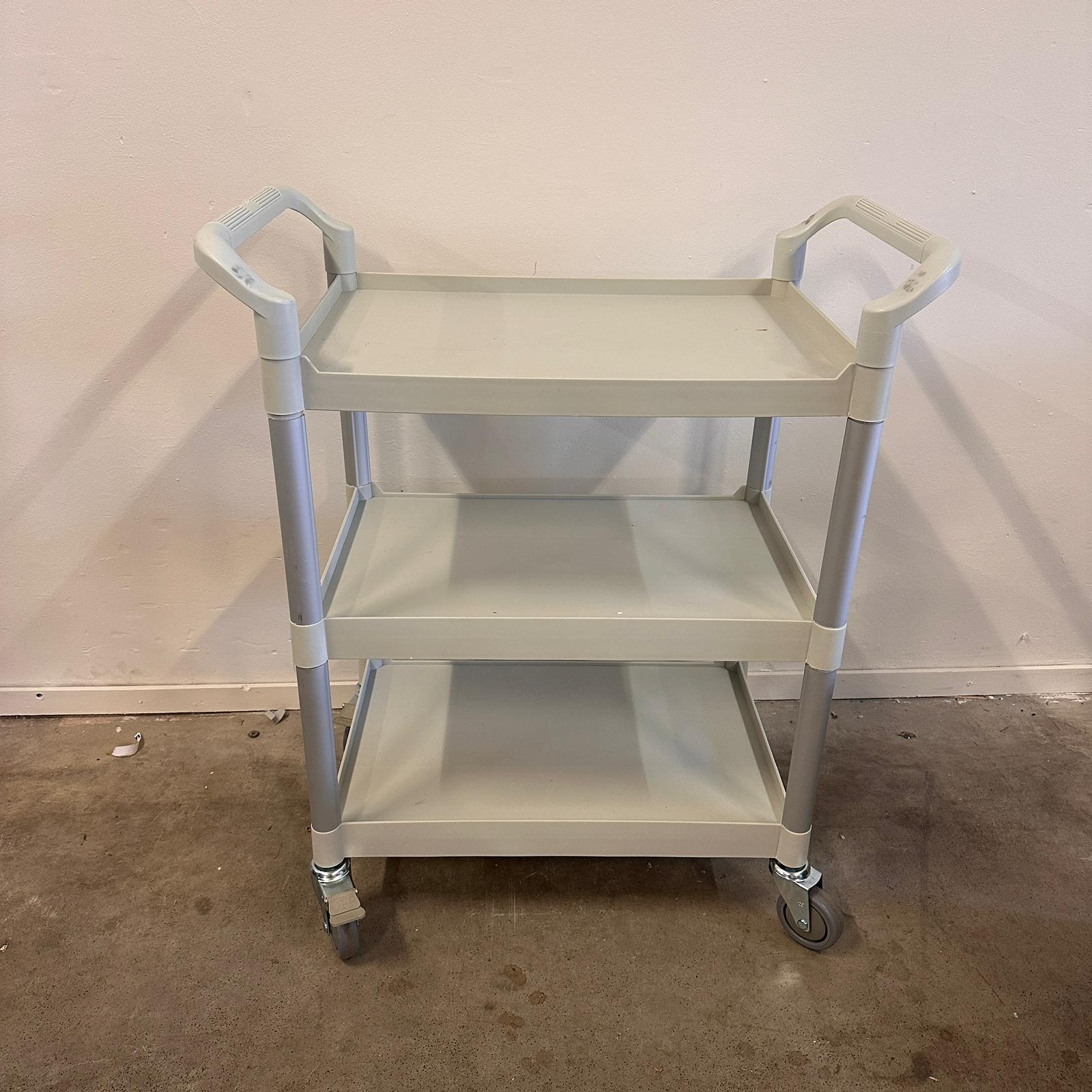 Polypropyleen wagen - 3 legborden - Draagvermogen 250 kg - Afbeelding 2