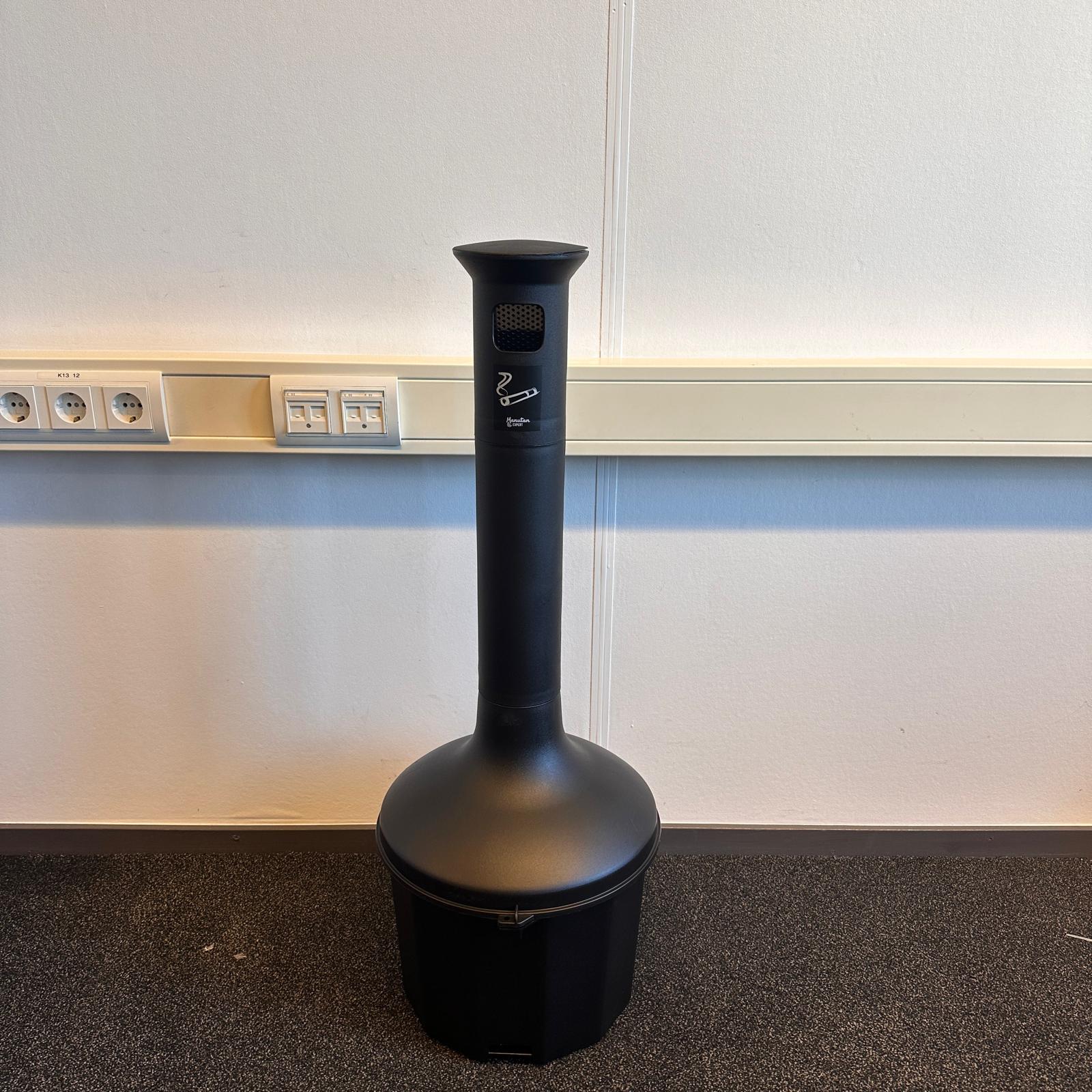 Brandwerende asbak van kunststof - Antracietgrijs - 10 l - Afbeelding 3