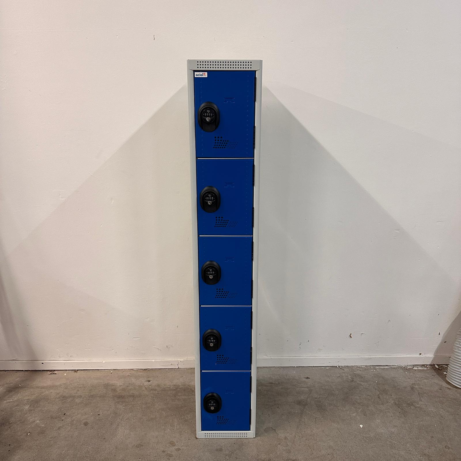 Garderobekast 5 vakken Seamline Optimum® - 1 kolom breedte 300 mm - Afbeelding 2