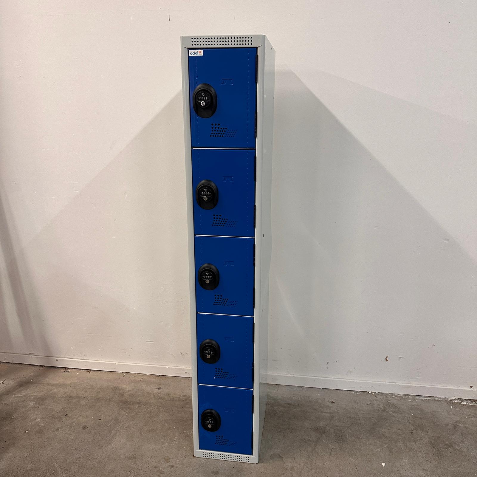 Garderobekast 5 vakken Seamline Optimum® - 1 kolom breedte 300 mm - Afbeelding 3