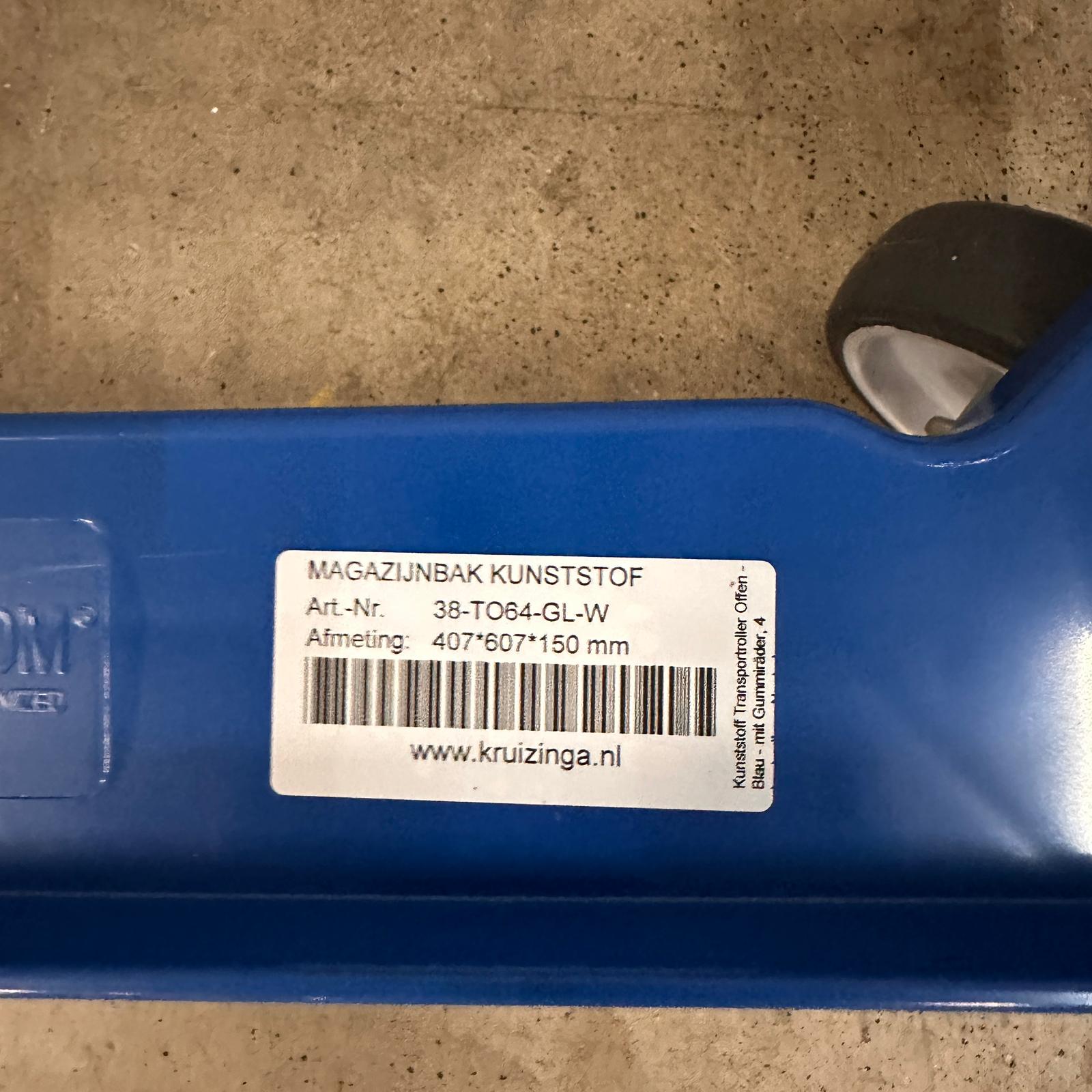 Rolplateau met 4 zwenkwielen zonder rem - Afbeelding 3