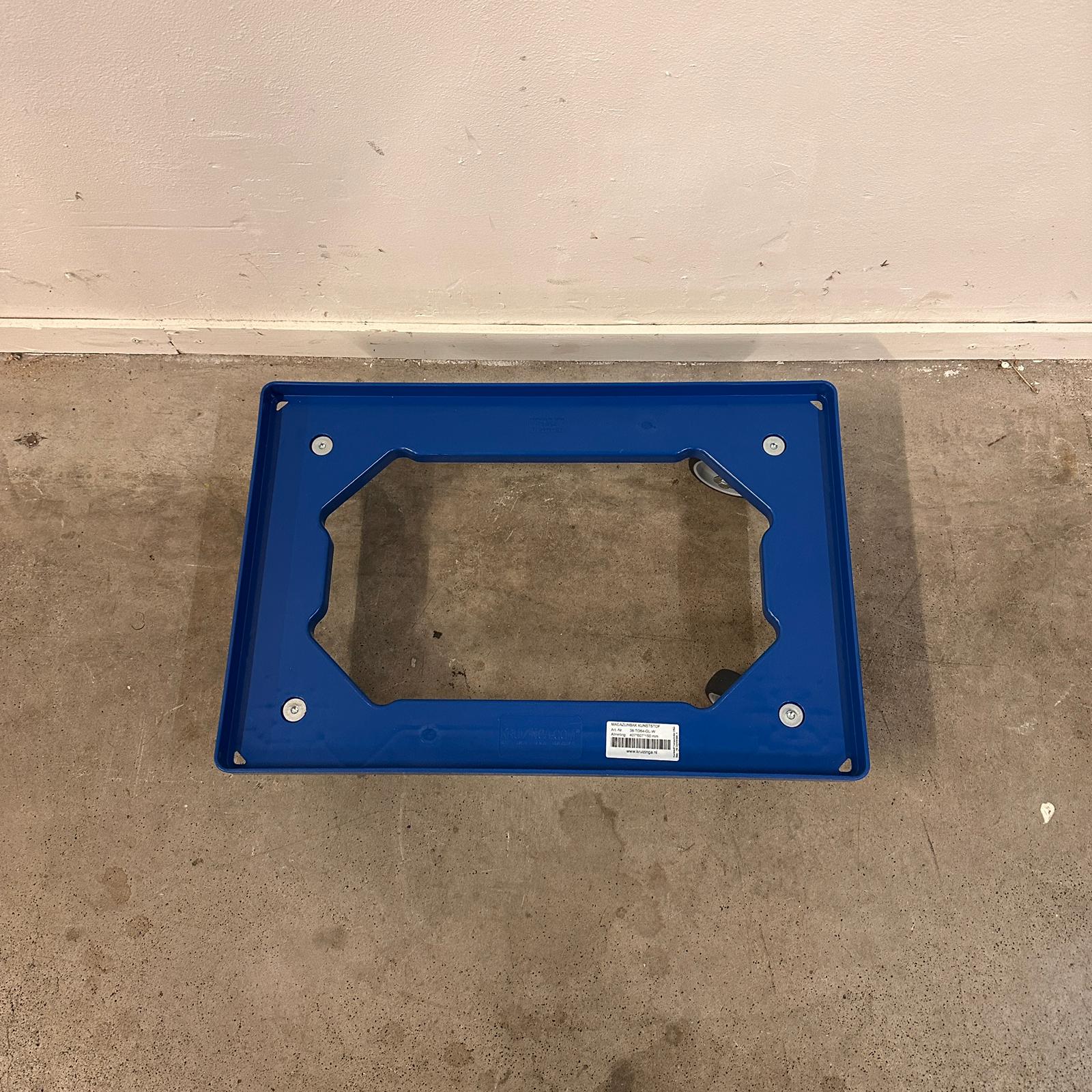 Rolplateau met 4 zwenkwielen zonder rem - Afbeelding 2